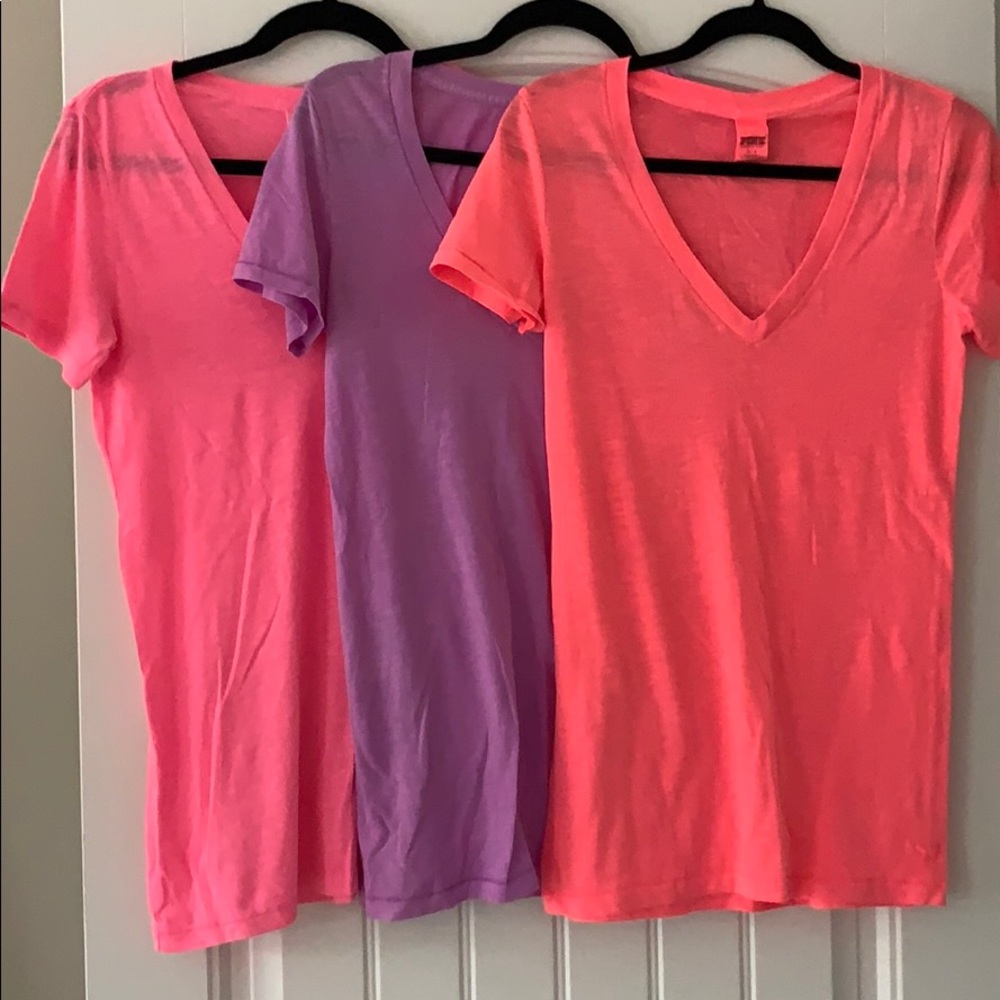 3 Victoria’s Secret v-necks